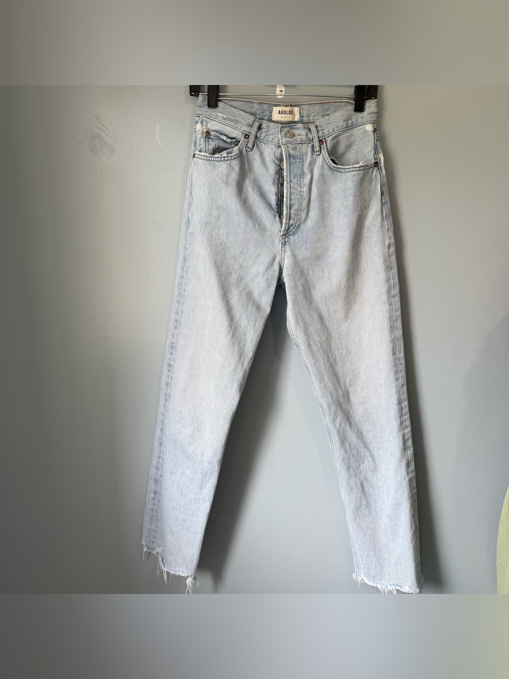 AGOLDE 90s Pinch Light Wash High-Rise Straight Jeans size 26
